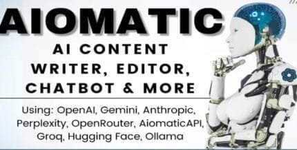 Aiomatic-AI-Content-Writer-Editor-ChatBot-AI-Toolkit-900x457-1-430x218-1_dd0184 Aiomatic – AI Content Writer, Editor, ChatBot & AI Toolkit - Image 1