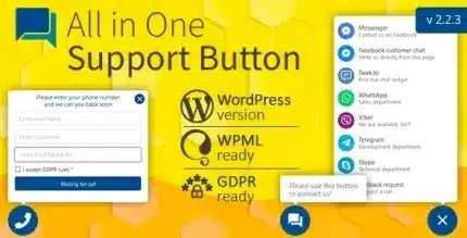 All-in-One-Support-Button-v2.2.4-Callback-Request.-WhatsApp-Messenger-Telegram-LiveChat-and-more-430x219-1_d2fb7e All in One Support Button - Image 1