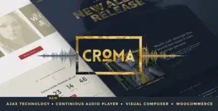 Croma-Responsive-Music-WordPress-Theme-with-Ajax-and-Continuous-Playback-430x219-1_5f5692 Croma – Music WordPress Theme with Ajax and Continuous Playback - Image 1