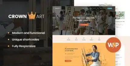 Crown-Art-Drawing-and-Music-School-WordPress-Theme-Nulled-430x219-1_9ee855 Crown Art – Drawing and Music School WordPress Theme - Image 1