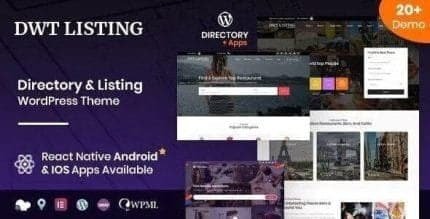 DWT-Directory-Listing-WordPress-Theme-430x219-1_ebd005 DWT – Directory & Listing WordPress Theme - Image 1
