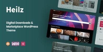 Heilz-Theme-1-430x219-1_2c6e63 Heilz – Digital Downloads & Marketplace WordPress Theme - Image 1