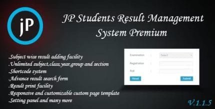 JP-Students-Result-Management-System-Premium-430x219-1_8277fe JP Students Result Management System Premium - Image 1
