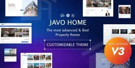 Javo-Home-Real-Estate-Property-WordPress-Theme-Nulled-430x219-1_d8fe1d Javo Home – Real Estate, Property WordPress Theme - Image 1