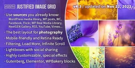 Justified-Image-Grid-Premium-WordPress-Gallery-430x219-1_e79e40 Justified Image Grid – Premium WordPress Gallery - Image 1