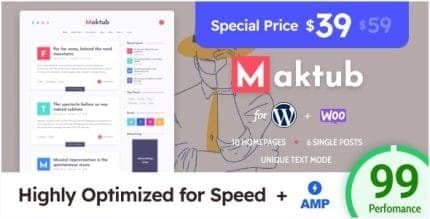 Maktub-Theme-430x219-1_22b975 Maktub Theme – Minimal & Lightweight Blog for WordPress - Image 1