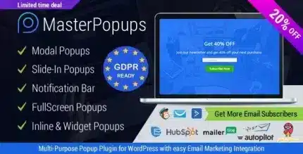 Master-Popups-430x219-2_b21e43 Popup Plugin for WordPress & Popup Editor – Master Popups for Email Subscription - Image 1