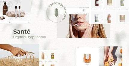 Sante-Organic-Shop-Theme-430x219-1_e294a3 Santé – Organic Shop Theme - Image 1