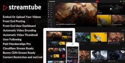 StreamTube-Theme-E28093-Video-WordPress-Theme-430x219-1_a4956b StreamTube Theme – Video WordPress Theme - Image 1