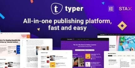 Typer-Theme-430x219-1_2a82c6 Typer – Amazing Blog and Multi Author Publishing Theme - Image 1