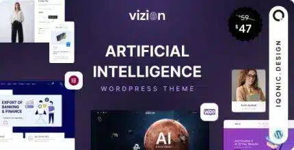 Vizion-Artificial-Intelligence-AI-WordPress-Theme-Nulled-430x219-1_d54940 Vizion Artificial Intelligence AI WordPress Theme - Image 1