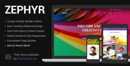 Zephyr-430x219-1_ed018e Zephyr Theme | Material Design Theme - Image 1