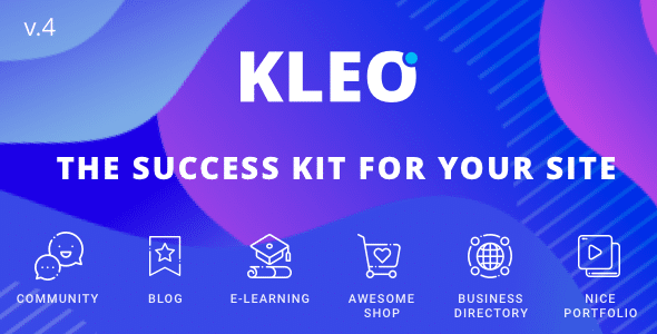 kleo_preview.__large_preview_b22369 KLEO – Pro Community Focused, Multi-Purpose BuddyPress Theme - Image 1